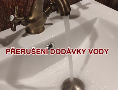 Oznámení o přerušení dodávky pitné vody