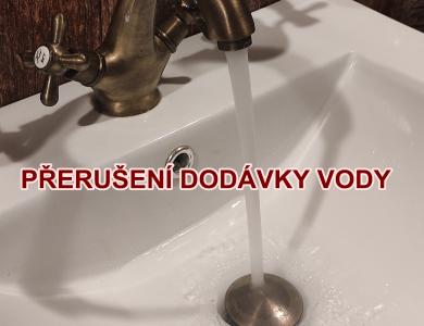 Oznámení o přerušení dodávky pitné vody - 25. 8. 2022 