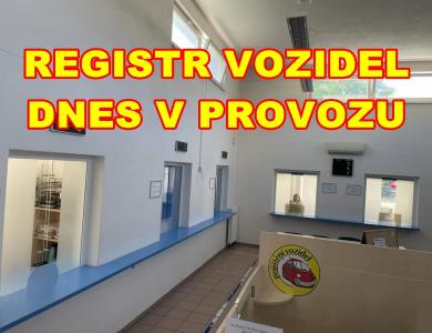 Registr vozidel 18. 8. 2022 na MěÚ Strakonice v provozu