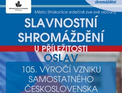 Pozvánka slavnostní shromáždění Strakonice