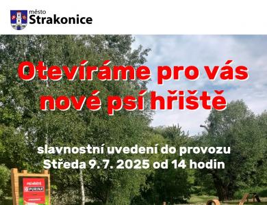 Pozvánka otevření psího hřiště 