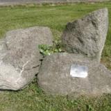 Snímek pamětní desky týkající se slovinsko-českého přátelství