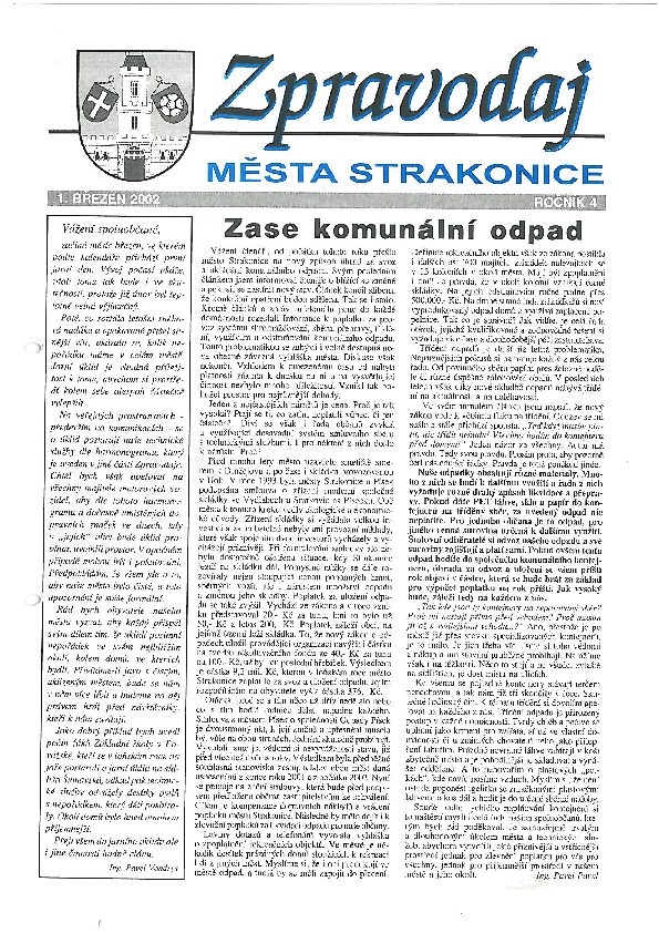 uvodní stránka zpravodaje