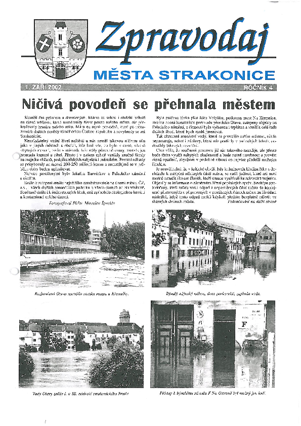 uvodní stránka zpravodaje