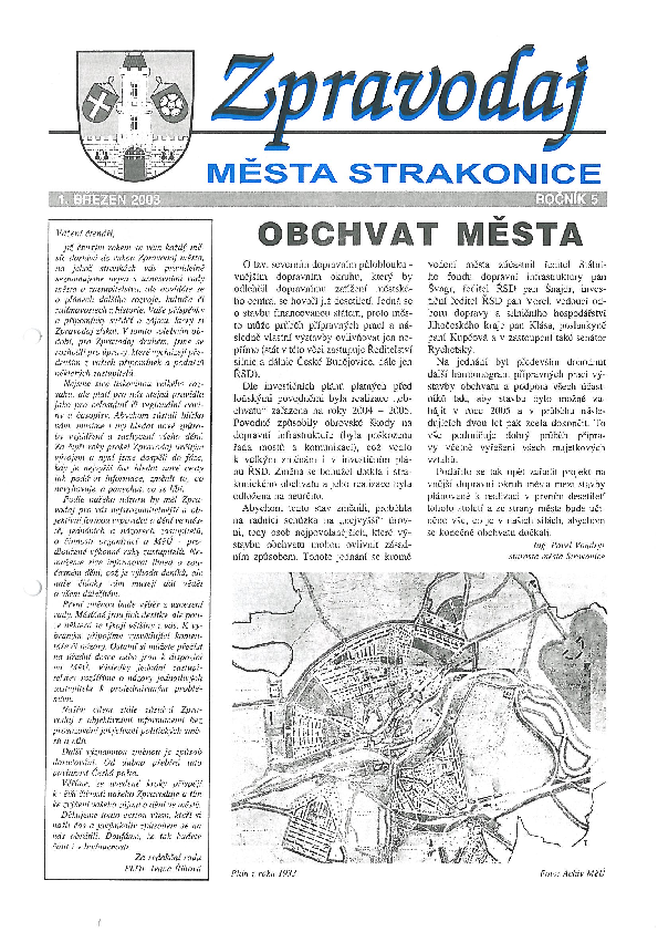 uvodní stránka zpravodaje