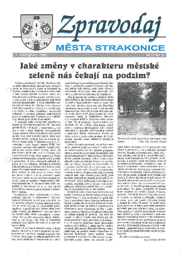 uvodní stránka zpravodaje