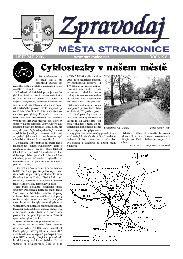 uvodní stránka zpravodaje