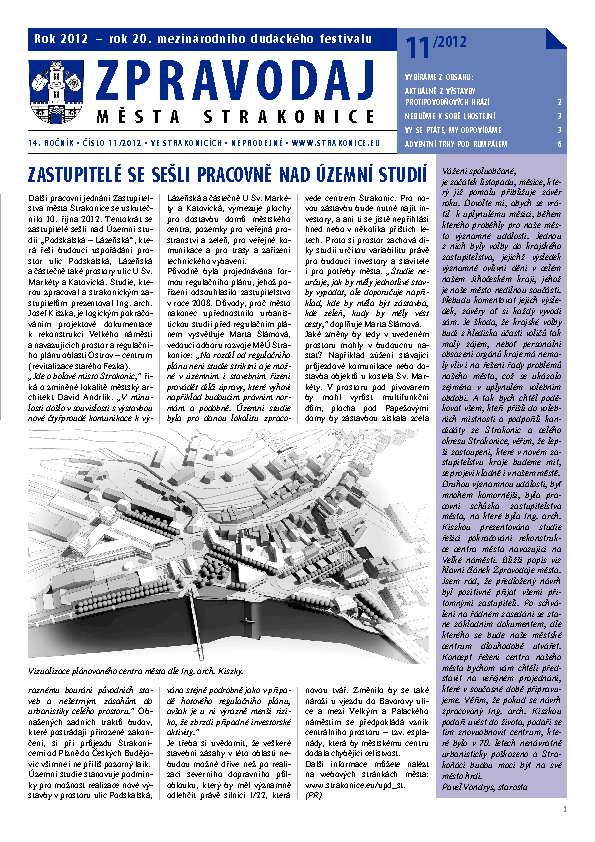 uvodní stránka zpravodaje