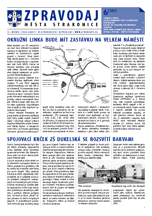 uvodní stránka zpravodaje