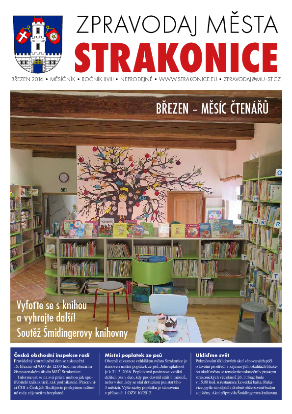 uvodní stránka zpravodaje