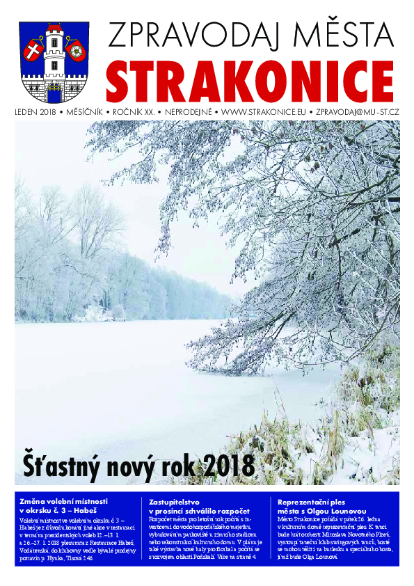 uvodní stránka zpravodaje