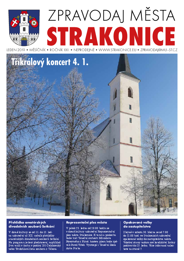 uvodní stránka zpravodaje