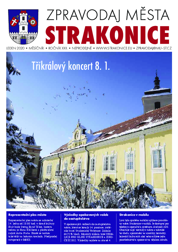 uvodní stránka zpravodaje