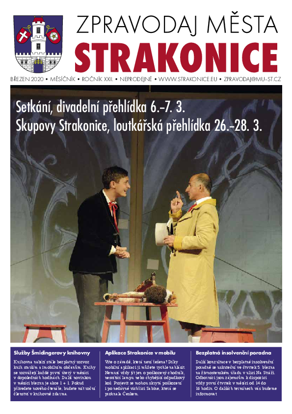 uvodní stránka zpravodaje