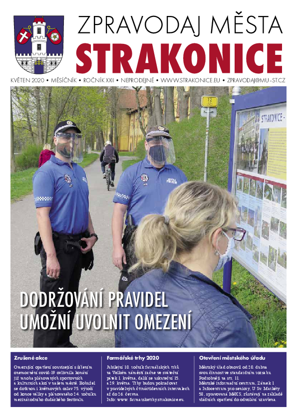 uvodní stránka zpravodaje