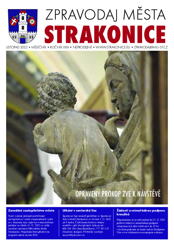 uvodní stránka zpravodaje