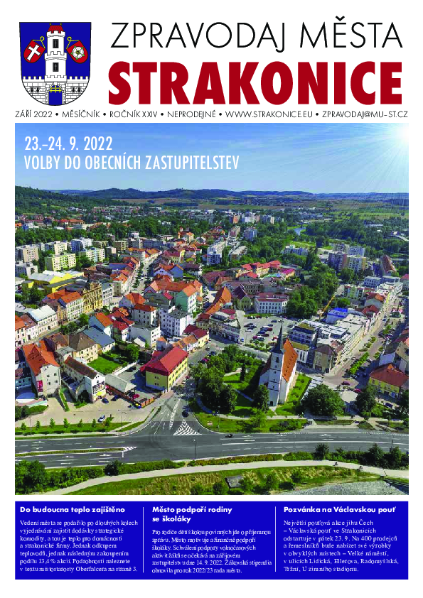 uvodní stránka zpravodaje