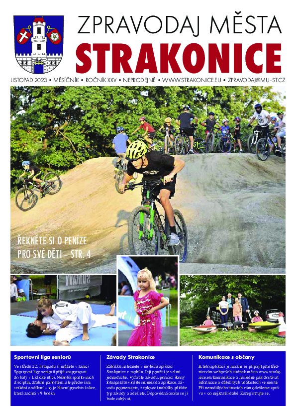 uvodní stránka zpravodaje