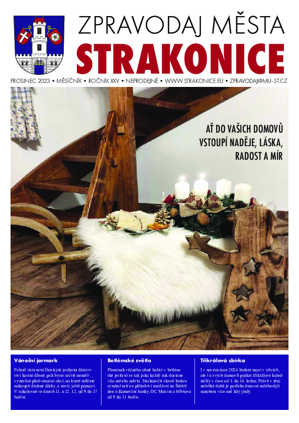 uvodní stránka zpravodaje