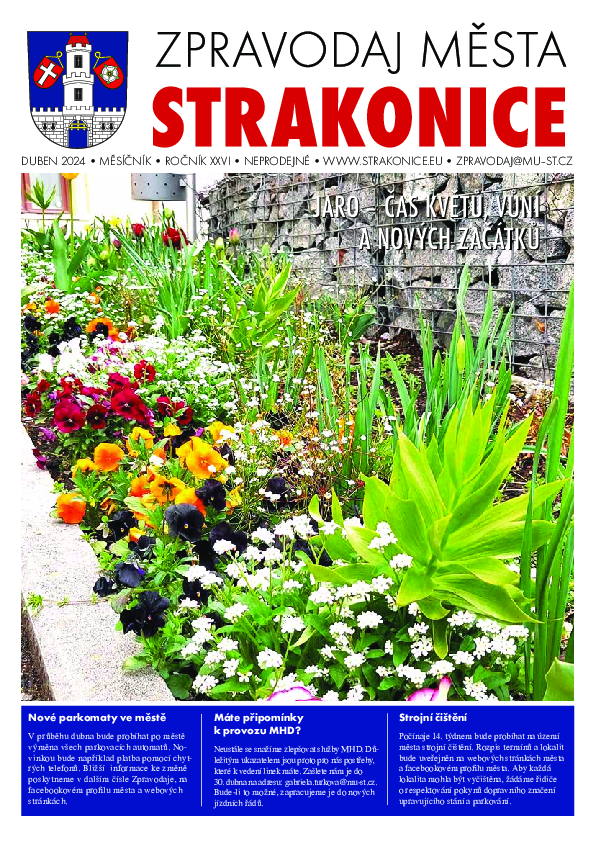 uvodní stránka zpravodaje